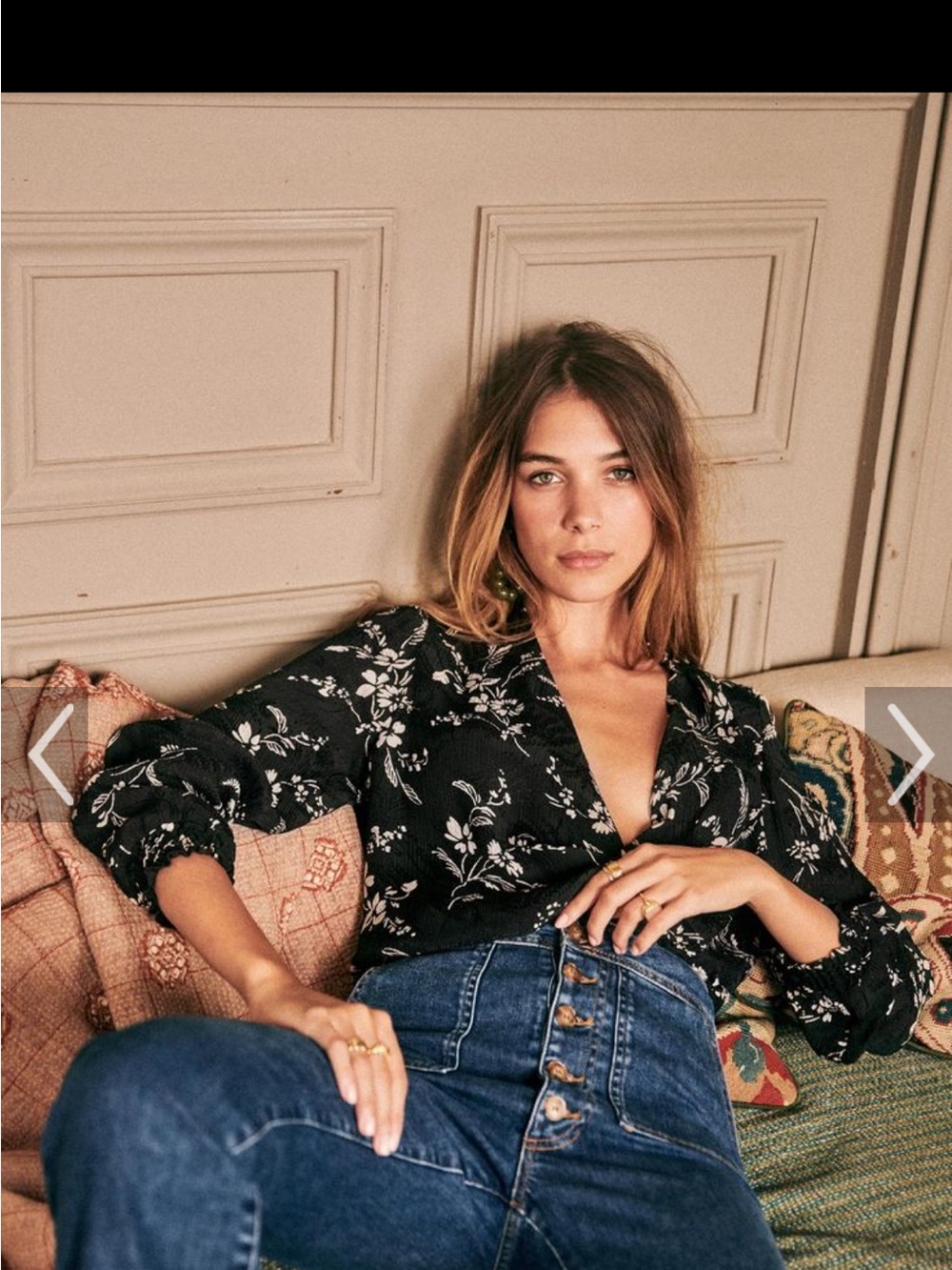 Sezane Abelia blouse